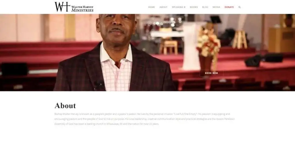 Walter Harvey Ministries screenshot