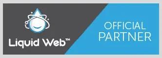 Liquid web official partner badge